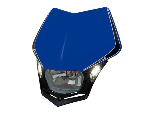 UNI přední maska včetně světla V-FACE, RTECH (YZF modro-černá)