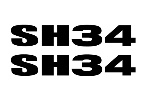 Samolepky SHAD 501588R pro SH34