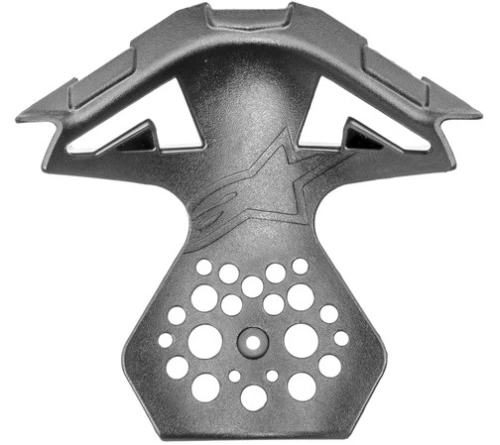 Vrchní a vnitřní díl krytu bradové ventilace pro přilby SUPERTECH S-M10 a S-M8, ALPINESTARS (černý)