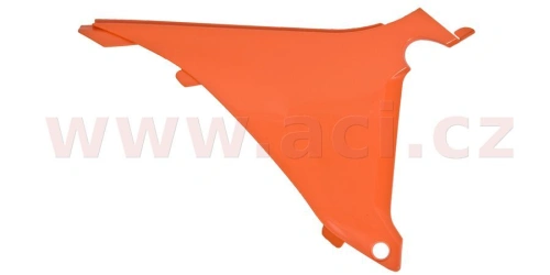 Boční kryt vzduchového filtru pravý KTM, RTECH (oranžový)