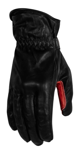 Rusty Stitches Gloves Johnny Black/Red