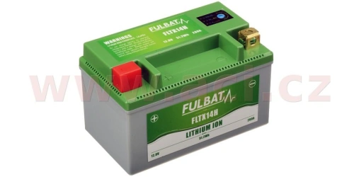 Lithiová baterie  LiFePO4  YTX14-BS FULBAT  12V, 4Ah, 280A, hmotnost 0,7 kg, 150x87x93