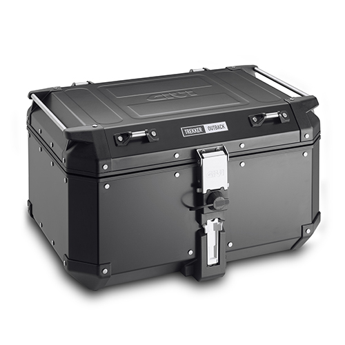 GIVI OBKN 58B černý horní kufr Trekker Outback hliníkový (Monokey topcase), objem 58 ltr.