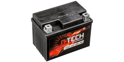 Baterie 12V, YTX4L/YTZ5S, 4Ah, 70A, bezúdržbová GEL technologie, 113x70x85, A-TECH (aktivovaná ve výrobě)