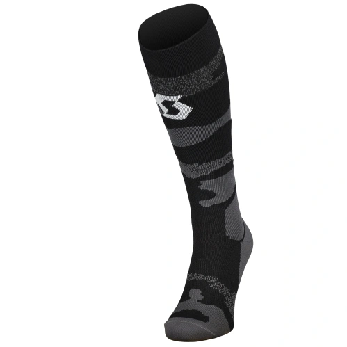 Socks Mid Long Camo dark grey/white - 2024