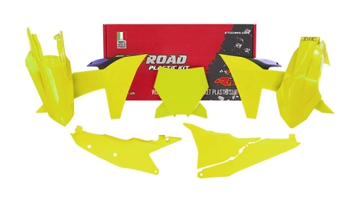 Sada plastů KTM, RTECH (neon žluto-černá, 6 dílů)