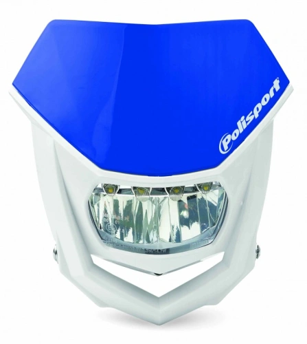 Maska se světlem POLISPORT HALO LED modrá Yam98