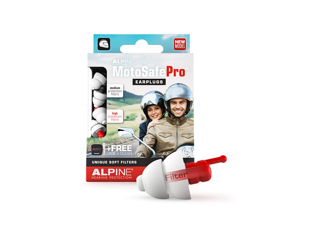 ALPINE - Hearing protection Špunty do uší ALPINE MotoSafe - Pro