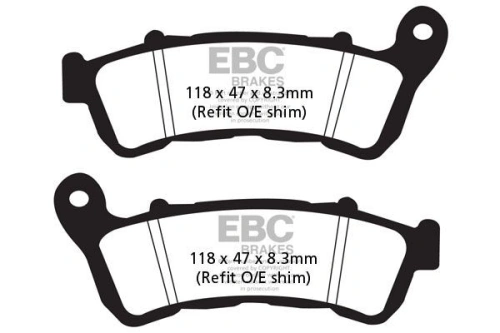 Brzdové destičky EBC FA388