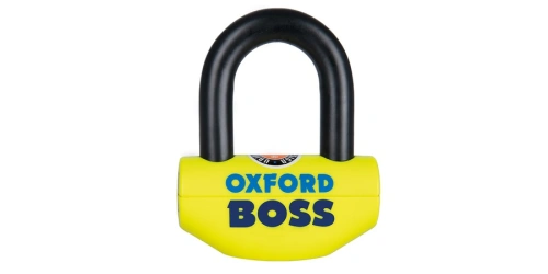 Zámek U profil Boss, OXFORD (žlutý/černý, průměr čepu 12,7 mm)