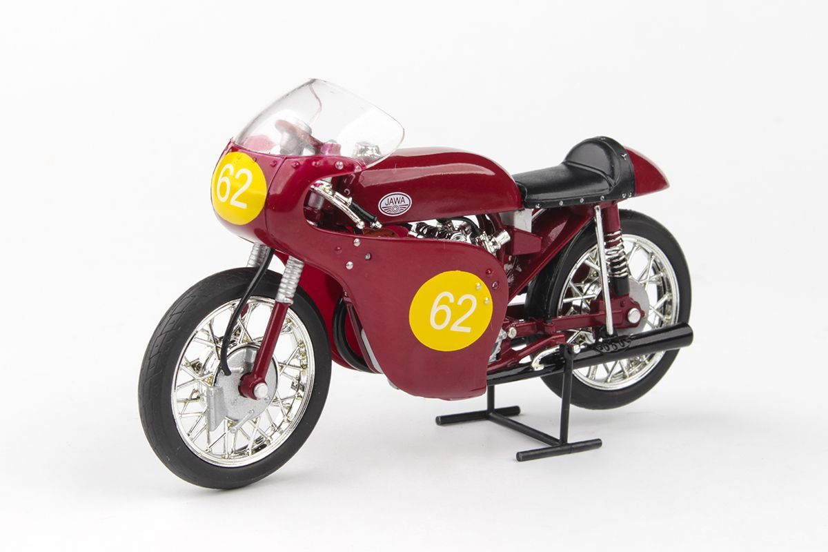 Abrex Jawa 350 2xOHC (1961) 1:18 - Velká Cena Německa Hockenheim 1961 #62 Šťastný