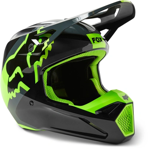 Přilba Fox V1 Xpozr Helmet Dot/Ece Black/Green
