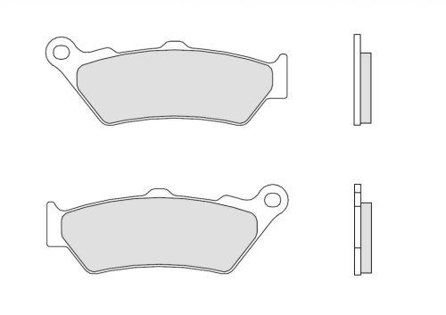 Brzdové destičky BREMBO 07BB0390 GENUINE