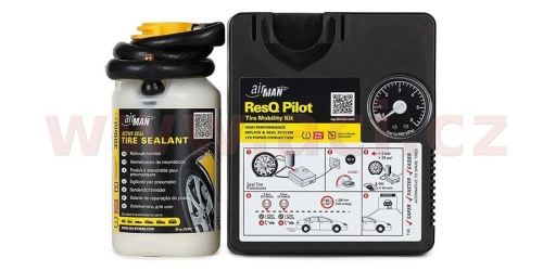 AIRMAN ResQ Pilot - automatická opravná sada pneu AUTO 300 ml (pro pneu 12-17")