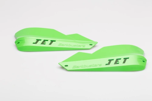 Jet chrániče rukou pro 22 mm řidítka zelená Zahrnuje montážní materiál.