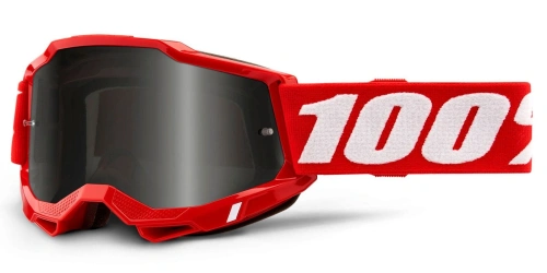 ACCURI 2, 100% Sand brýle červené, kouřové plexi