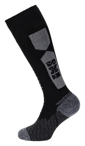 Vysoké ponožky iXS iXS365 X33403 černo-šedá