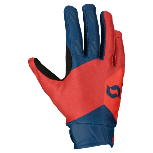 glove EVO TRACK dark blue/neon red