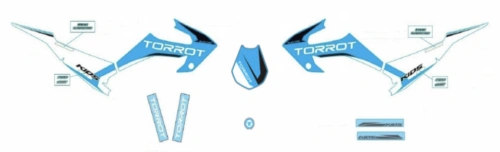Sada samolepek TORROT BE95000CT-CNC-1 MOTOKROS KIDS