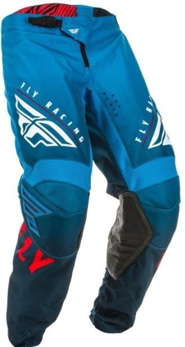 Kalhoty KINETIC K220, FLY RACING - USA (modrá/bílá/červená , vel. 28)