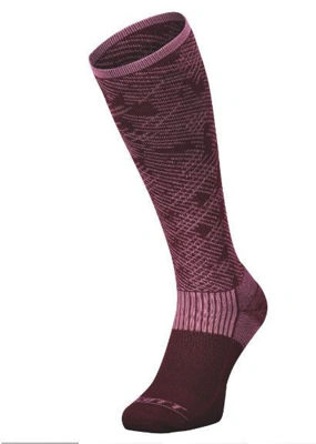 Scott Merino Camo ponožky cassis pink/red fudge