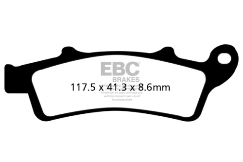 Brzdové destičky EBC SFAC324