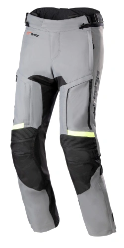 Kalhoty BOGOTA PRO DRYSTAR 3 SEASON, ALPINESTARS (šedá/tmavě šedá/černá/žlutá fluo, trojsezonní provedení)