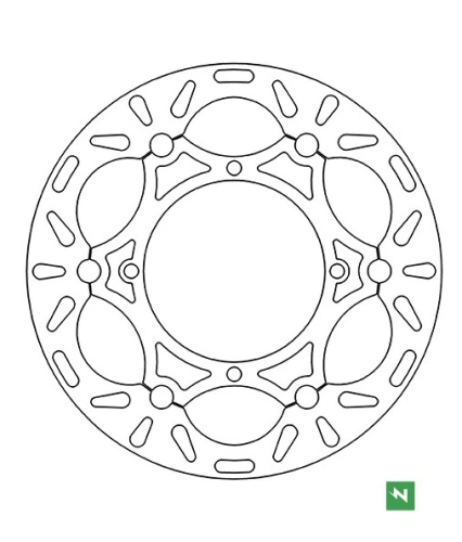 Brzdový kotouč plovoucí zvětšený 270 mm, NEWFREN