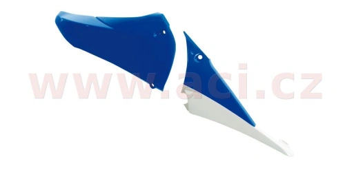 Vrchní díl spoileru chladiče (Yamaha YZ 450 F 10-13), RTECH (modro-bílý)
