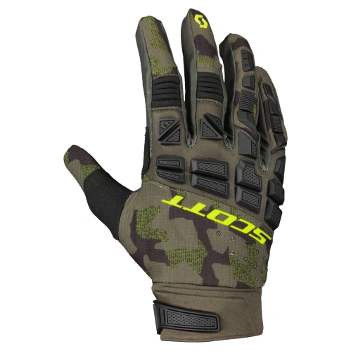 glove X-PLORE PRO green camo/yellow - 2024