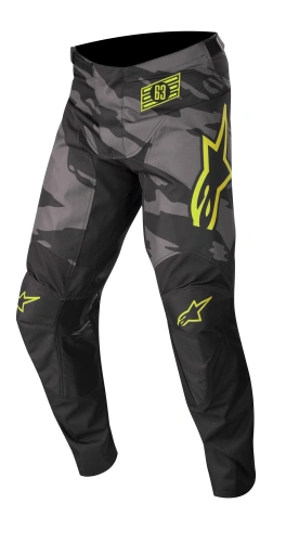 Kalhoty RACER TACTICAL ALPINESTARS (černá/šedá maskáčová/žlutá fluo)