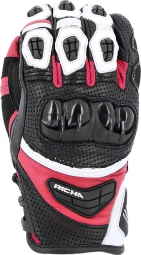 Dámské moto rukavice RICHA STEALTH černo/růžové