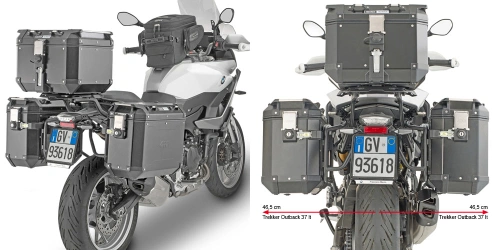 PLO9350N trubkový nosič PL ONE-FIT pro Moto Morini - X-Cape 649 (21) pro boční kufry