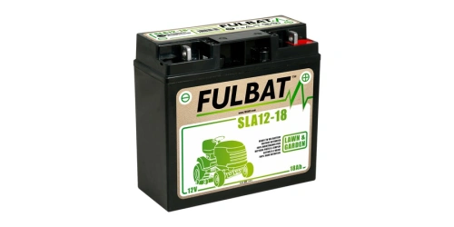 Baterie 12V, SLA12-18, 18Ah, 150A, bezúdržbová MF AGM 181x76x167, FULBAT (aktivovaná ve výrobě)