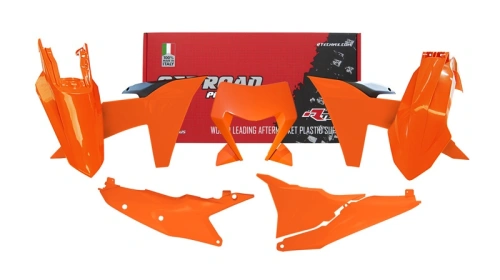 Sada plastů KTM, RTECH (oranžovo-černá, 6 dílů)