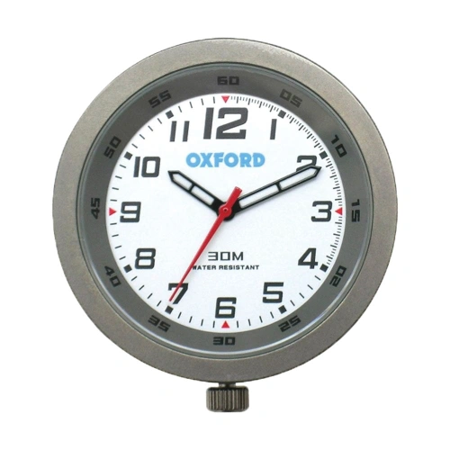 Analogové hodiny, OXFORD (titanový rámeček, luminiscenční ciferník)