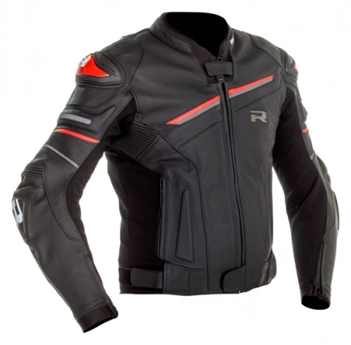 Moto bunda RICHA MUGELLO 2 černo/červená kožená