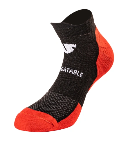 Ponožky COMFY SHORT UNDERSHIELD (červená/černá)