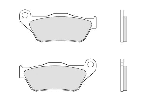 Brzdové destičky BREMBO 07065 CC SCOOTER