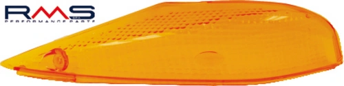 Sklo blinkru - pravé přední RMS 246470221 oranžová
