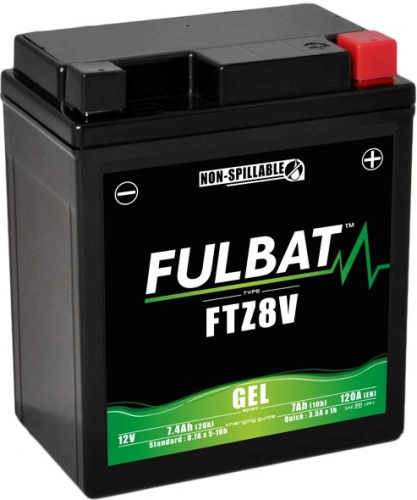 Továrně aktivovaná motocyklová baterie FULBAT FTZ8V (YTZ8V)
