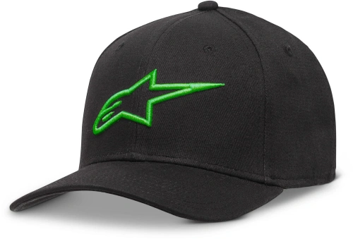 Kšiltovka AGELESS CURVE HAT ALPINESTARS (černá/zelená)