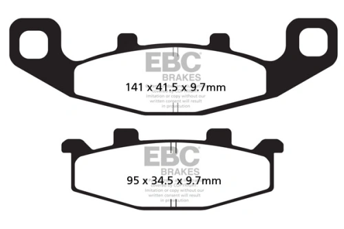 Brzdové destičky EBC FA129R