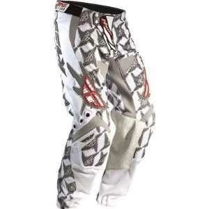 Fly Racing Kinetic Mesh pant white/silver 26