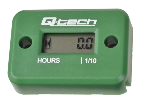 Měřič motohodin, Q-TECH (zelený)