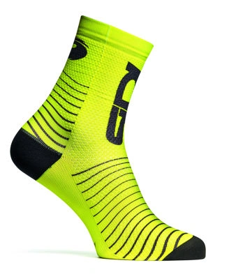 Ponožky FUN LINE yellow fluo/black