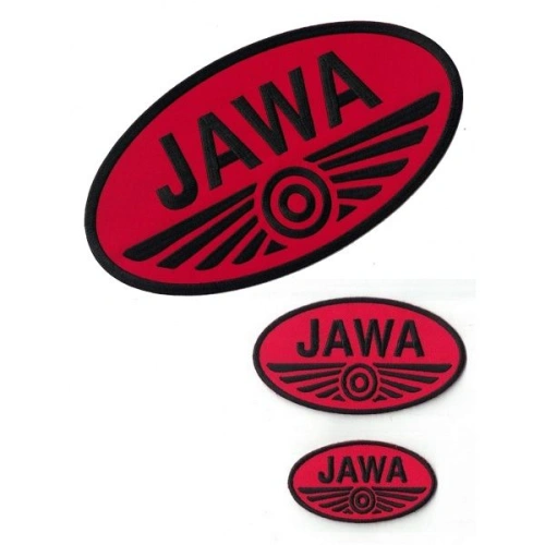 Nažehlovačka - Jawa červená 10x5,5cm