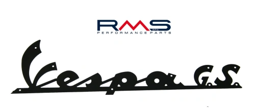 Emblém RMS 142720850 černý na přední štítek