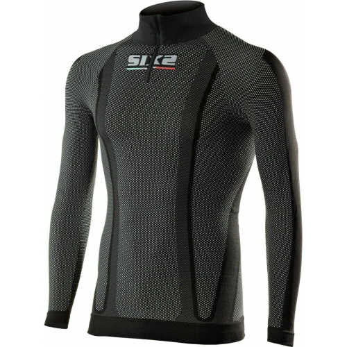 SIXS TS13 funkční tričko s dl. rukávem, stojáčkem a zipem