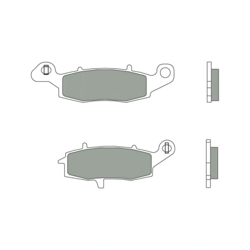 Brzdové destičky BREMBO 07KA15CC CC ROAD